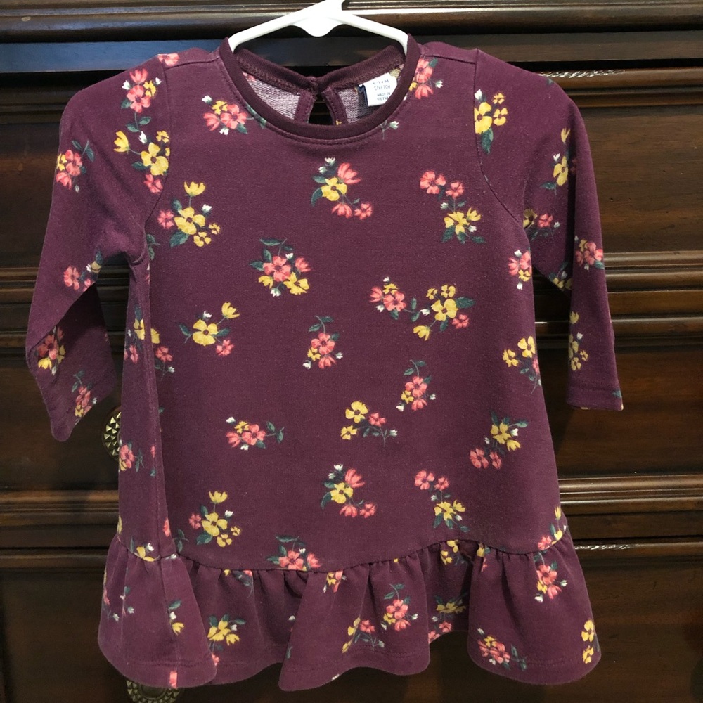 Fall Floral Dress